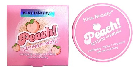 Polvo Suelto Matificante Traslucido Peach Kiss Beauty