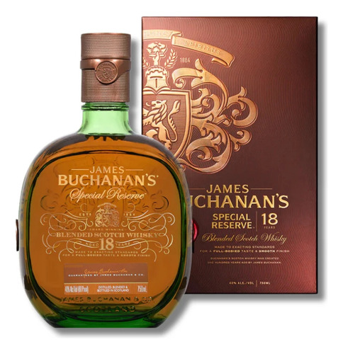 Buchanan's James Whisky Blended Scotch 750ml Botella