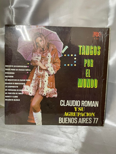 Tangos Por El Mundo Claudio Roman Disco Lp Vinilo Acetato