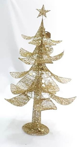 Pino Alambre Oro 1,60 Mts  #31135 Glitter - Sheshu Navidad