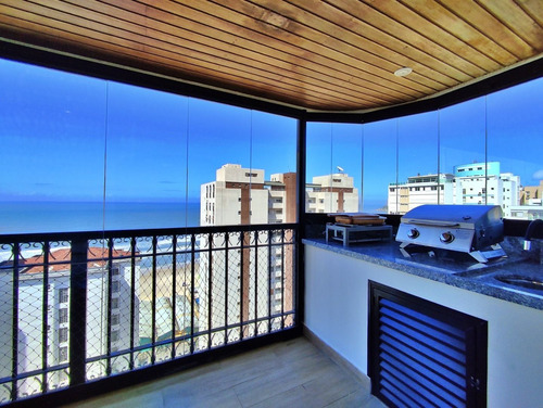 Imagem 10 de 30 de Apartamento Á Venda Vista Para O Mar Varanda Gourmet 3 Dormitórios 1 Suíte 2 Vagas Pitangueiras Guarujá. - Ap1167