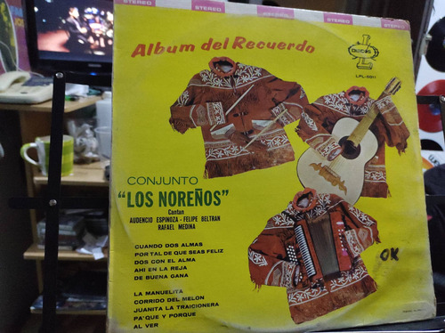 Los Noreños Conjunto Recuerdo Vinyl,lp,acetato 