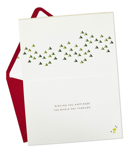 Tarjeta De Cumpleaños Signature Peanuts (snoopy Canoe)