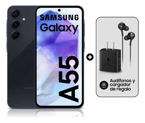 Celular Samsung Galaxy A55 8gb 256gb + Cargador + Audífonos