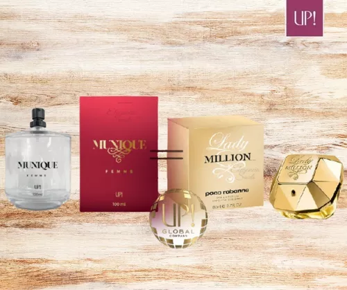 Perfume UP! 46 Munique Feminino - Lady Million :: PALUSA PERFUMARIA E  COSMETICOS