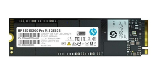 Disco Ssd Hp Ex900 Pro M.2 256gb, Pcie Gen3.0 X4 Nvme 1.3