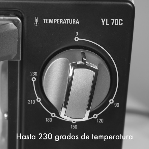 Imagen 4 de 8 de Horno Eléctrico Yelmo Yl-70c 70 L Litros 90º Con Alarma