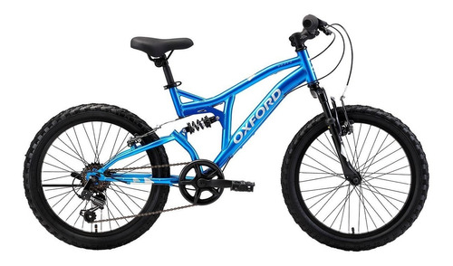 Bicicleta Infantil Drako Doble Susp Aro 20 2021 Azul 