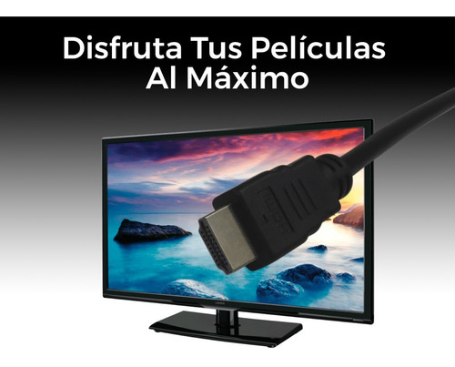 Imagen 8 de 10 de Cable Hdmi High Quality 1.3 M Cable Resistente Ce-hd1