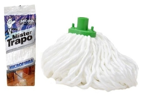 3 Repuesto De Mopa Mopin Universal Microfibra Mister Trapo