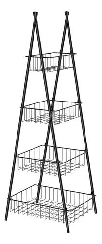 Smusei Soporte De Cesta De Alambre Para Cocina, 4 Niveles, .