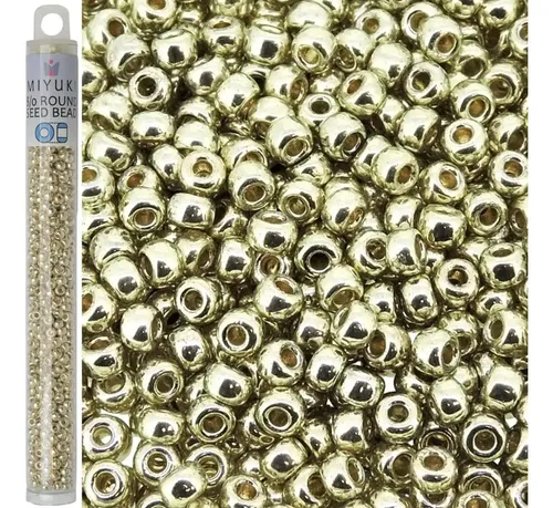 Miyuki Round Rocailles 8/0 Seed Beads – 22g Tube, Duracoat Galvanisiert, Ca. 836 Perlen – Ideal Zum Basteln, Nähen & Schmuckmachen