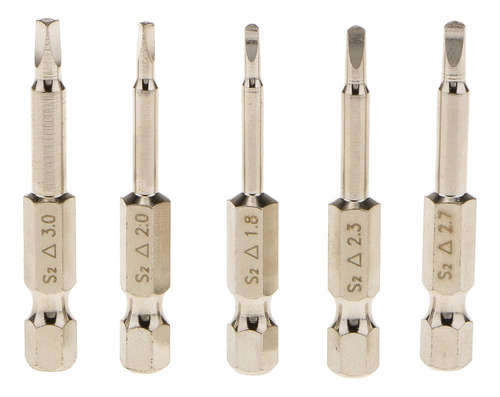5pcs / Set Magnética Destornillador Triángulo De Brocas