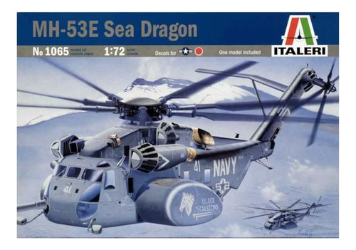 Helicoptero Mh-53e Sea Dragon Escala 1:72  Italeri 1065