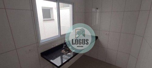Imagem 3 de 20 de Apartamento Tipo 45m² Bem Distribuído, Composto Por 2 Dormitórios Com Sacada Sendo 1 Suíte, À Venda Por R$ 297.000,00 - Vila Pires - Santo André/sp - Ap1797