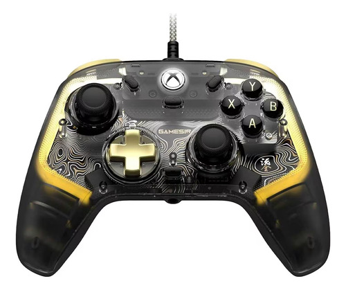 Controle Gamer Gamesir Kaleid Flux Xbox/pc Hall Effect Rgb Dourado