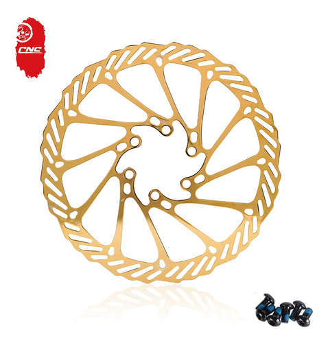 Cnc Rotor De Freno De Disco Bicicleta 16 Cm Oro Mmg