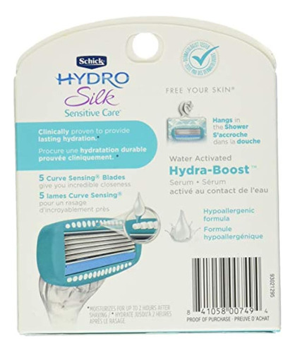 Recambios Para Cuchillas De Afeitar Para Ducha Schick Hydro 