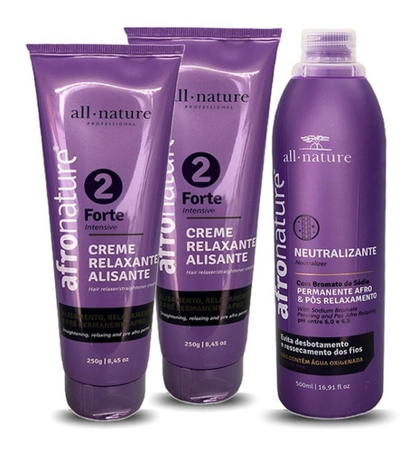 Kit Relaxamento Nature Afro Nature Forte N 2+neutralizante