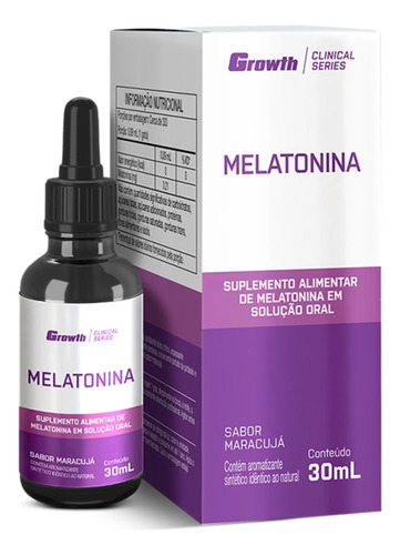 Melatonina Líquida 30ml - Growth Supplements