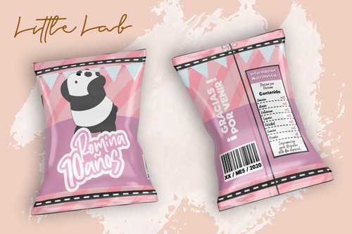 Dulceros Personalizados Chips Bag Escandalosos We Bare Bears