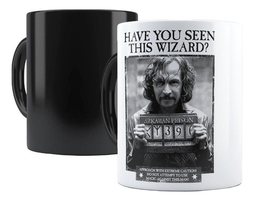 Caneca Mágica Harry Potter Sirius Black Termossensível
