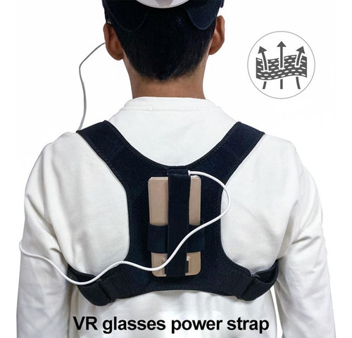 Correa Trasera Ajustable Compatible Con Oculus Quest 2 Vr