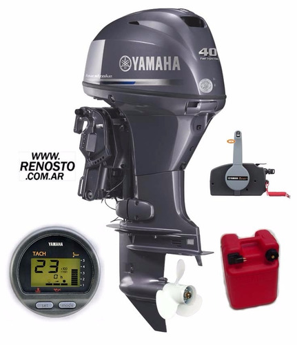 Motores Yamaha 40hp 4t Pata Larga Con Power Trim - En Stock