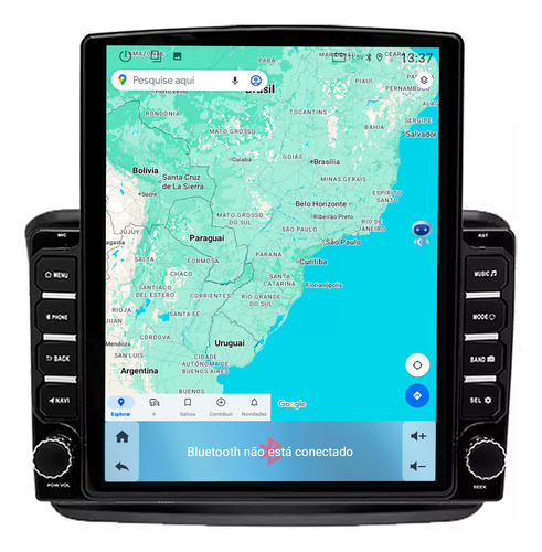Multimidia Tesla Pajero Dakar 07/16 9,7p Android 64gb Adak