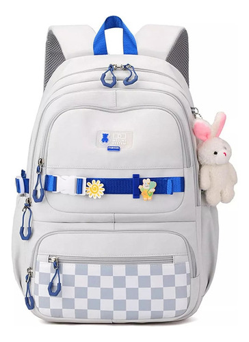 Mochila De Chicas Cuadros Lindas Bolsa De La Escuela Kawaii