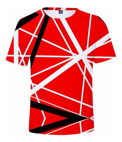 Lhy Nueva Camiseta De Eddie Van Halen Con Impresión 3d