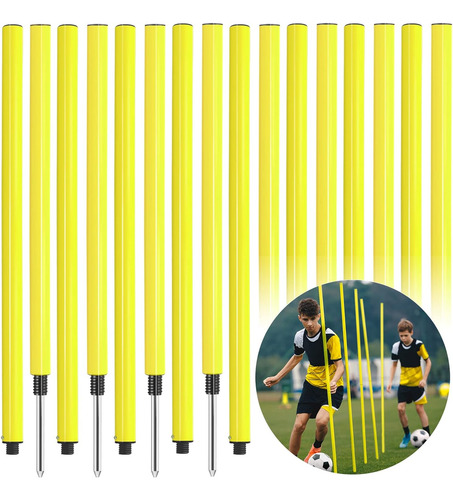12 Bastones De Entrenamiento De Fútbol, Bastones De Entrenam