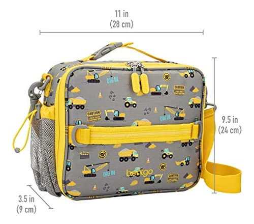 Bolsa Lanchera Bentgo Camiones De Construcción