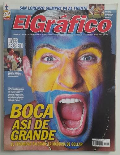 Revista El Grafico 4145 - Martin Palermo Boca Clausura 99 Fs