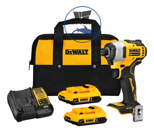 Kit Pack Atornillador De Impacto Dewalt Dcf809 + 2 Bat+ Carg