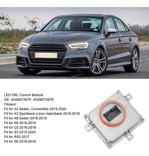 W Módulo De Control Led Drl Para Audi A3 A6 Q3 S3 Rs3
