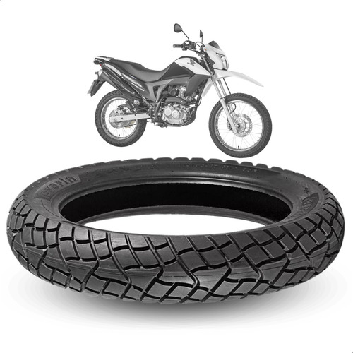 Pneu Traseiro Dual Sport Moto 110/90-17 Com Câmara Levorin