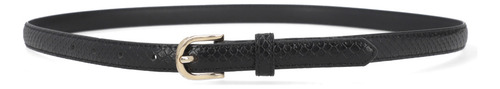 2-pack Cinturón Ozono Para Mujer Estilo 110923 Negro-beige Negro - Beige 30