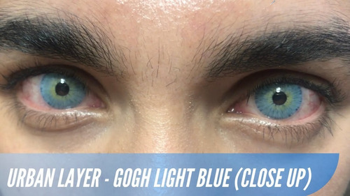 Imagen 9 de 10 de Urban Layer Gogh Light Blue Lentes De Contacto Anuales