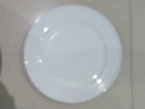 Imagen 1 de 1 de Plato De Cerámica Blanco Circular De 28cm Gourmet Chef