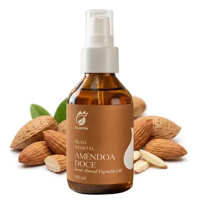 Óleo De Amêndoa Doce 100% Puro Natural 100ml Oliapon