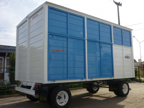 Imagen 24 de 25 de Acoplado Trailer 6 Cheques Cerrado Taller Rodante 5 Mts 4 Tn