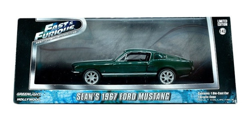 Ford Mustang 1967 Sean Rápido Furioso Greenlight 1/43 Nuevo