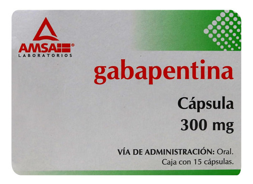Gabapentina (amsa) C/15 Caps. 300 Mg.