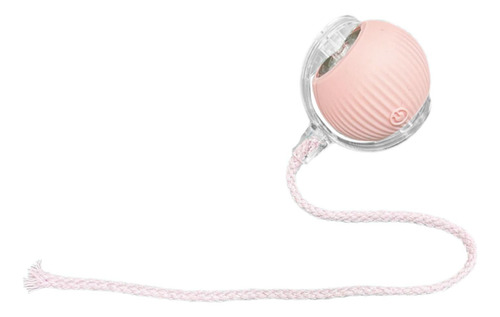 Juguete Interactivo Para Gatos, Pelota Rodante, Pelota Rosa