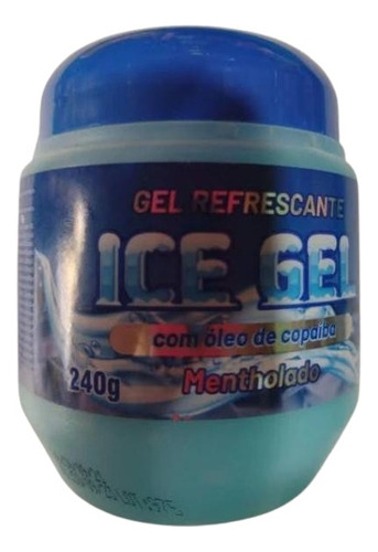  Gel Refrescante Ice Mentholado 240g Soul Com Óleo De Copaíba