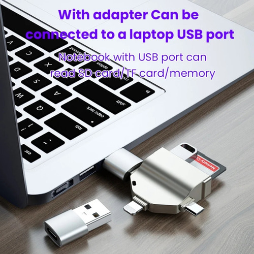 7 In 1 Multi-function Otg Card Reader For iPhone
