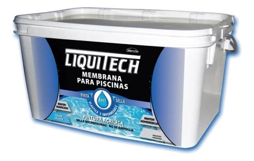 Pintura Liquitec Pileta  3en1 Pinta Sella Antialga 4l 146562