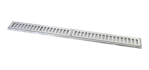 Ralo Linear 10x100 Cm Grelha + Tela Anti Inseto Aluminio