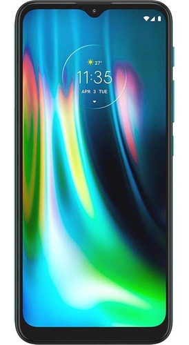 Imagem 2 de 10 de Smartphone Moto G9 Play 64gb 6.5 48mp - Verde Turquesa